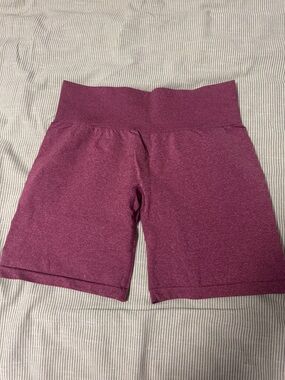 NVGTN Women's High-Waist Athletic Shorts - Plum Pink